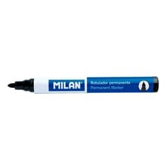 Маркер Milan, чёрный PVC, 12 шт,  Ø 4 мм цена и информация | Письменные принадлежности | 220.lv