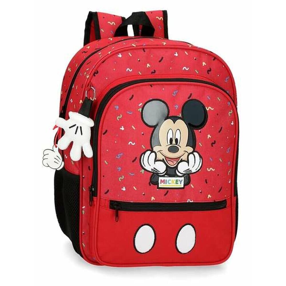 Skolas soma Mickey Thing Pielāgojams nodalījums (38 cm) cena un informācija | Skolas somas | 220.lv
