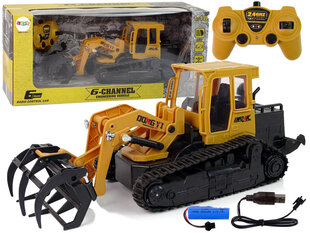 Tālvadības buldozers, 1:18 cena un informācija | Rotaļlietas zēniem | 220.lv