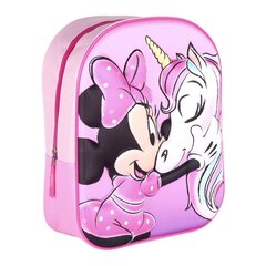 Skolas soma Minnie Mouse Rozā (25 x 31 x 10 cm) cena un informācija | Skolas somas | 220.lv