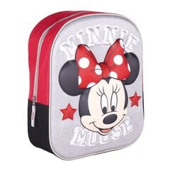 Skolas soma Minnie Mouse Sarkans (25 x 31 x 10 cm) cena un informācija | Skolas somas | 220.lv