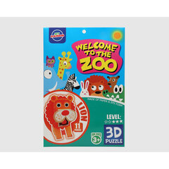 3D-паззл Zoo Лев, 27 x 18 cм, 11 предметов цена и информация | Пазлы | 220.lv