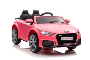 Divvietīgs elektromobilis Audi TT RS, rozā krāsā cena un informācija | Bērnu elektroauto | 220.lv