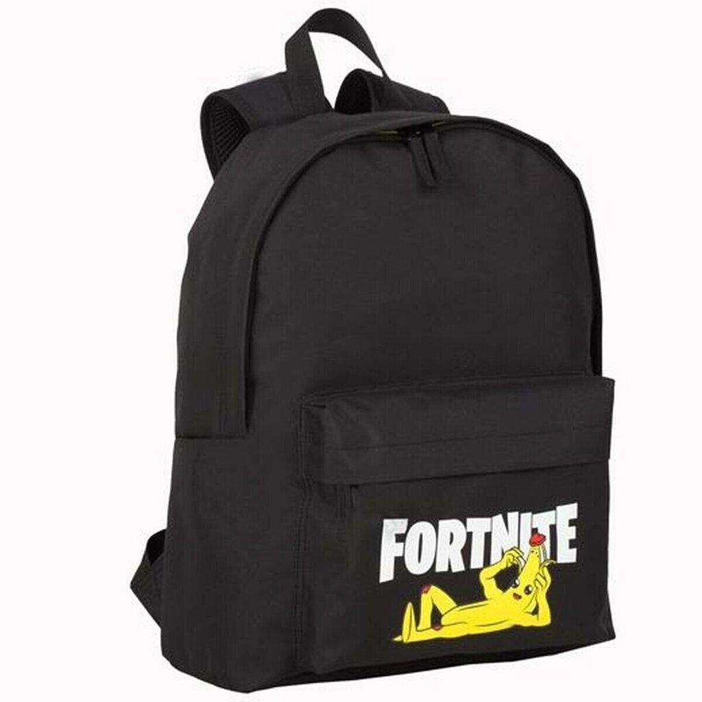 Skolas soma Fortnite Crazy Banana Melns (41 x 31 x 13,5 cm) cena un informācija | Skolas somas | 220.lv