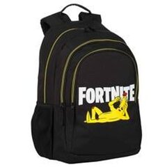 Skolas soma Fortnite Crazy Banana Melns (42 X 32 X 20 cm) cena un informācija | Fortnite Rotaļlietas, bērnu preces | 220.lv