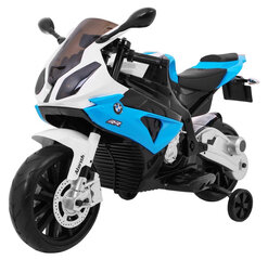 Elektriskais motocikls BMW S1000 RR, zils cena un informācija | Bērnu elektroauto | 220.lv