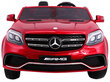 Mercedes Benz GLS 63 elektromobilis, sarkans цена и информация | Bērnu elektroauto | 220.lv