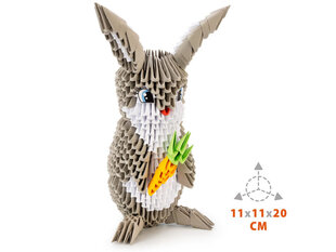 Александр 3D оригами набор для творчества, зайчик цена и информация | Развивающие игрушки | 220.lv