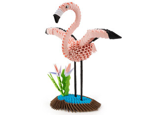 Alexander 3D origami radošais komplekts, flamingo цена и информация | Развивающие игрушки | 220.lv