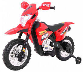 Elektriskais motocikls CROSS, sarkans cena un informācija | Bērnu elektroauto | 220.lv