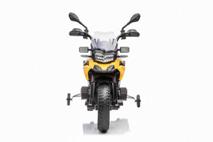 Elektriskais motocikls BMW F850GS, dzeltens cena un informācija | BMW Rotaļlietas, bērnu preces | 220.lv