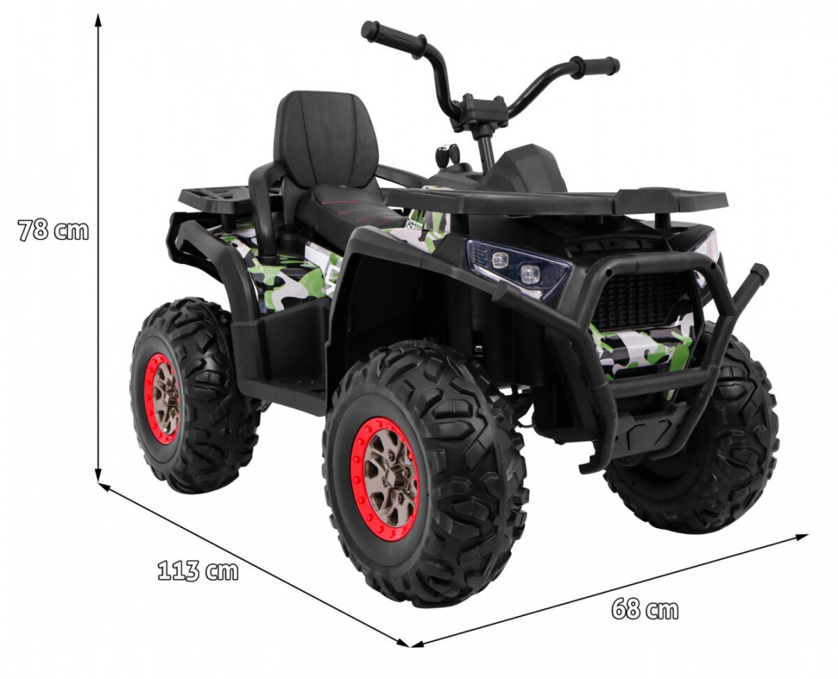 Kvadracikls ATV Desert, kamuflāža цена и информация | Bērnu elektroauto | 220.lv