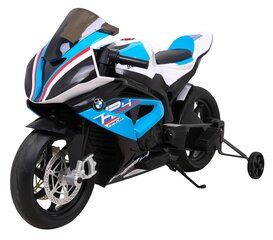 Bērnu elektriskais motocikls - BMW HP4, zils cena un informācija | BMW Rotaļlietas, bērnu preces | 220.lv