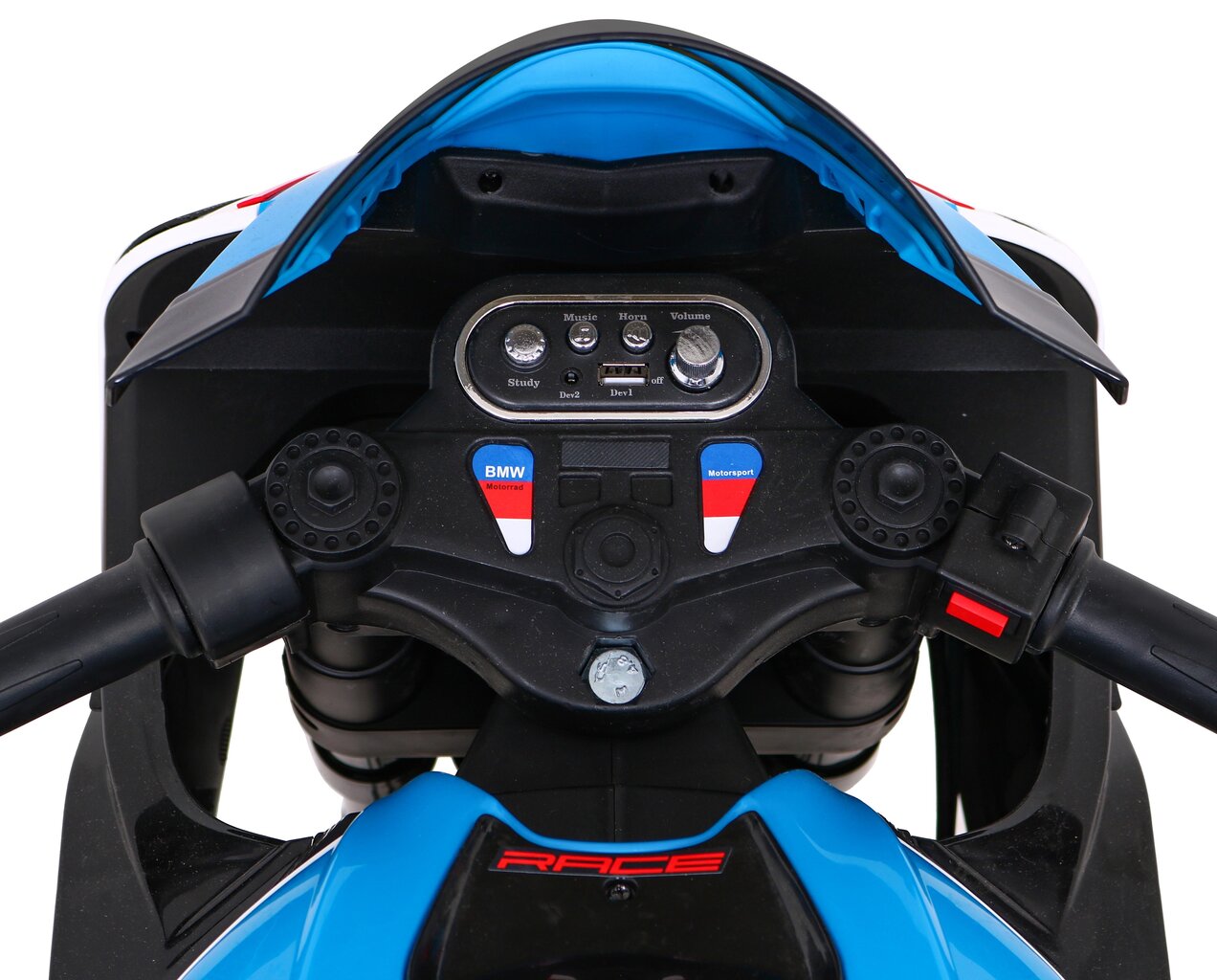 Bērnu elektriskais motocikls - BMW HP4, balts цена и информация | Bērnu elektroauto | 220.lv