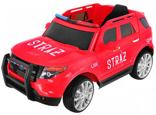 Vienvietīgs elektromobilis - Polijas ugunsdzēsēju SUV cena un informācija | Bērnu elektroauto | 220.lv