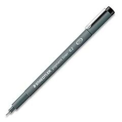 Marķieris Staedtler Pigment Liner 308 10 gb. 0.2 mm cena un informācija | Rakstāmpiederumi | 220.lv