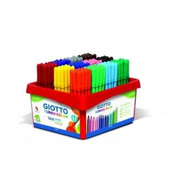 Marķieris GIOTTO TURBO COLOR SCHOOLPACK 144 gb. cena un informācija | Modelēšanas un zīmēšanas piederumi | 220.lv