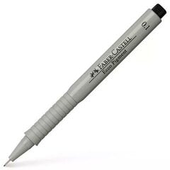 Маркер Faber-Castell Ecco Pigment, 0.1 мм, чёрный, 10 шт. цена и информация | Принадлежности для рисования, лепки | 220.lv