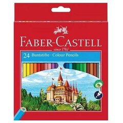 Krāsainie zīmuļi Faber-Castell Daudzkrāsains (5 gb.) cena un informācija | Modelēšanas un zīmēšanas piederumi | 220.lv