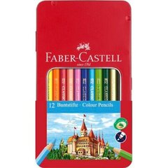 Krāsainie zīmuļi Faber-Castell Daudzkrāsains (6 gb.) cena un informācija | Modelēšanas un zīmēšanas piederumi | 220.lv