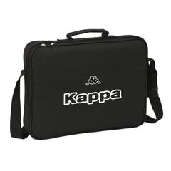 Skolas soma Kappa Black Melns (38 x 28 x 6 cm) cena un informācija | Skolas somas | 220.lv