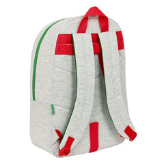 Skolas soma Benetton Pop Pelēks (30 x 46 x 14 cm) цена и информация | Школьные рюкзаки, спортивные сумки | 220.lv