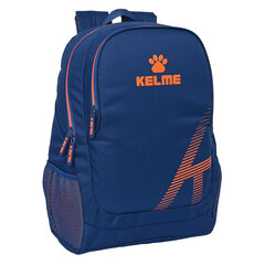 Школьный рюкзак Kelme Navy blue, оранжевый, тёмно-синий цена и информация | Школьные рюкзаки, спортивные сумки | 220.lv