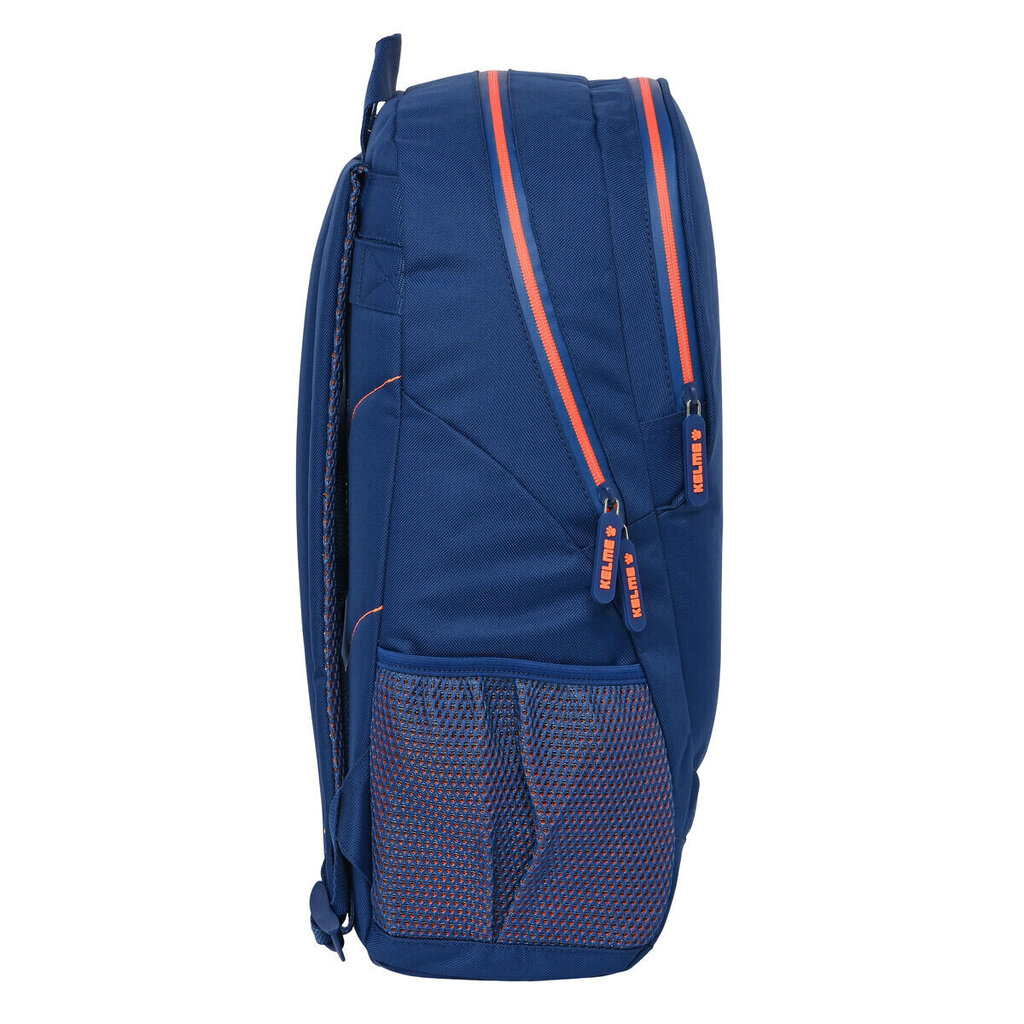 Skolas soma Kelme Navy blue Oranžs Tumši Zils (32 x 44 x 16 cm) cena un informācija | Skolas somas | 220.lv