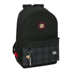 Skolas soma Paul Frank Campers Melns (30 x 46 x 14 cm) cena un informācija | Skolas somas | 220.lv