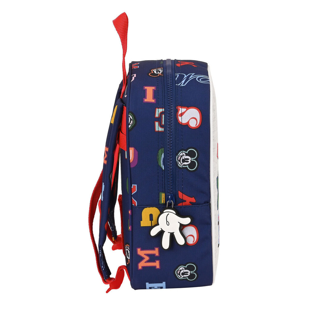 Bērnu soma Mickey Mouse Clubhouse Only one Tumši Zils (22 x 27 x 10 cm) cena un informācija | Skolas somas | 220.lv