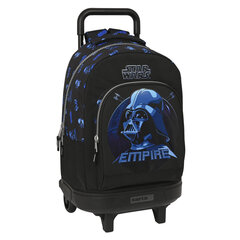 Школьный рюкзак с колесиками Star Wars Digital escape, чёрный, 33 x 45 x 22 см цена и информация | Школьные рюкзаки, спортивные сумки | 220.lv
