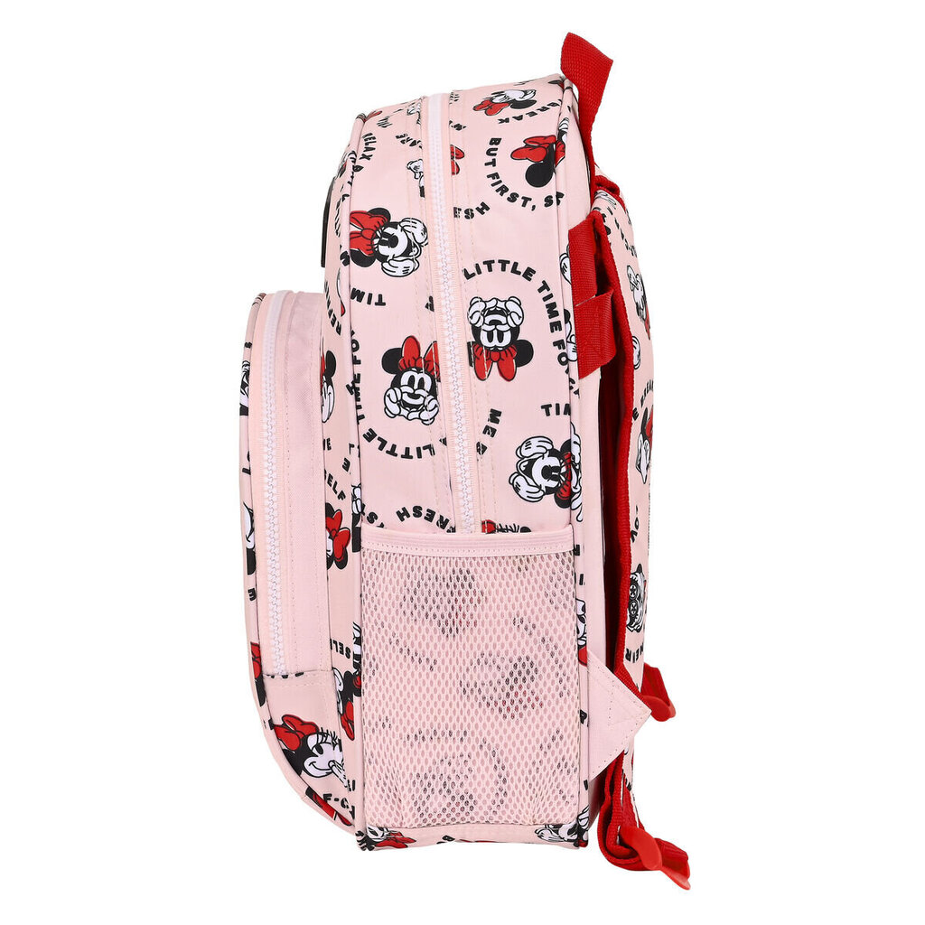 Bērnu soma Minnie Mouse Me time Rozā (28 x 34 x 10 cm) cena un informācija | Skolas somas | 220.lv