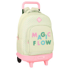 Школьный рюкзак с колесиками Glow Lab Magic flow, бежевый  цена и информация | Школьные рюкзаки, спортивные сумки | 220.lv