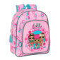 Bērnu soma LOL Surprise! Glow girl Rozā (28 x 34 x 10 cm) cena un informācija | Skolas somas | 220.lv