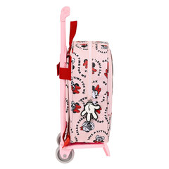 Skolas mugursoma ar riteņiem Minnie Mouse Me time Rozā (22 x 27 x 10 cm) цена и информация | Школьные рюкзаки, спортивные сумки | 220.lv