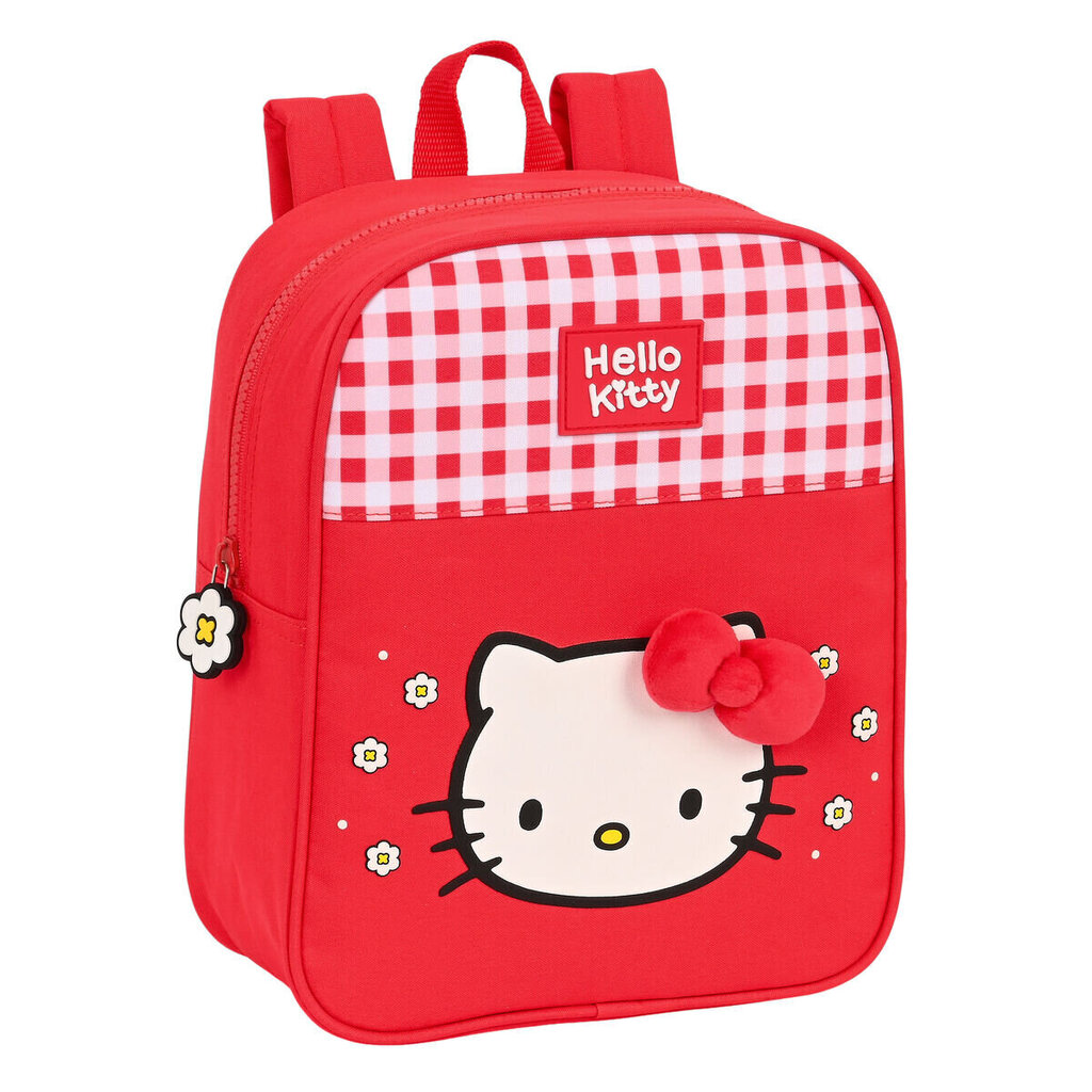 Bērnu soma Hello Kitty Spring Sarkans (22 x 27 x 10 cm) цена и информация | Skolas somas | 220.lv