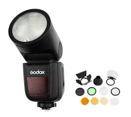 Godox Speedlite V1 Canon + Accessories Kit цена и информация | Осветительное оборудование для фотосъемок | 220.lv