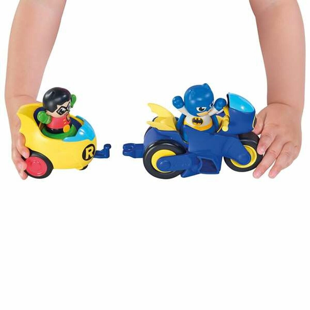 Transportlīdzekļu rotaļu komplekts Bizak Batcycle, 4 gab. cena un informācija | Rotaļlietas zēniem | 220.lv