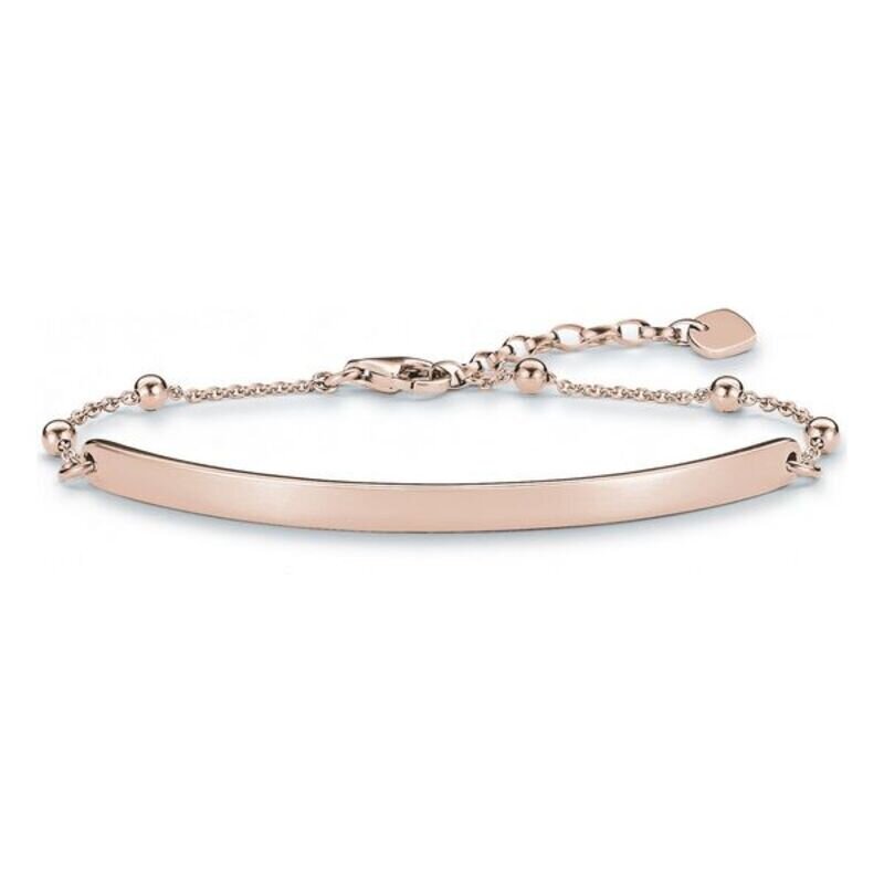 Sieviešu Aproce Thomas Sabo LBA0044-415-12-L Rozā Sterling silver cena un informācija | Rokassprādzes | 220.lv