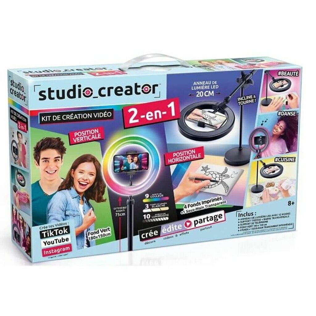 Zīmēšanas komplekts Canal Toys 2 in1 Video Studio (FR) цена и информация | Rotaļlietas meitenēm | 220.lv