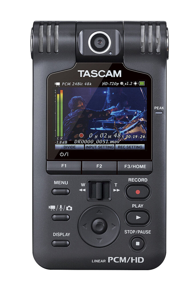 TASCAM DR-V1HD Rokas HD video/audio ierakstītājs cena un informācija | Diktofoni | 220.lv