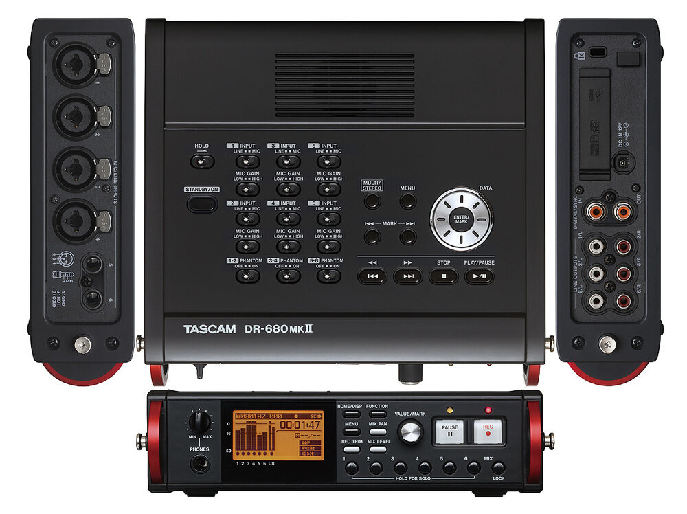 Tascam DR-680MK2 portatīvais daudzkanālu ierakstītājs цена и информация | Diktofoni | 220.lv