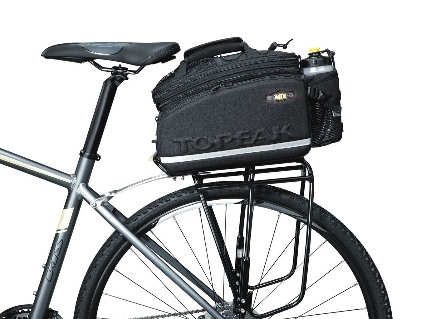 Velosipēda bagāžnieka soma Topeak MTX Trunk Bag DX, 12,3 l, melna cena un informācija | Velo somas, telefona turētāji | 220.lv