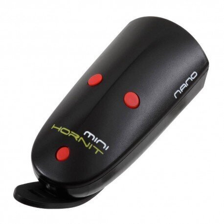 Hornit Nano Black/Red velosipēda signāltaures gaisma 6266BLR cena un informācija | Velo lukturi un atstarotāji | 220.lv