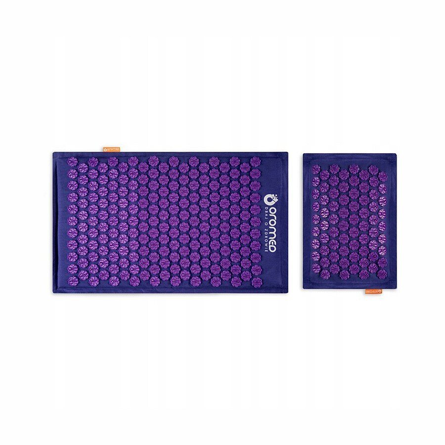 Akupresūras paklājiņš ORO-HEALTH, krāsa violeta cena un informācija | Masāžas piederumi | 220.lv