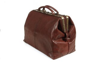 Кожаная дорожная сумка, Kатана, коричневая цена и информация | Чемоданы, дорожные сумки | 220.lv