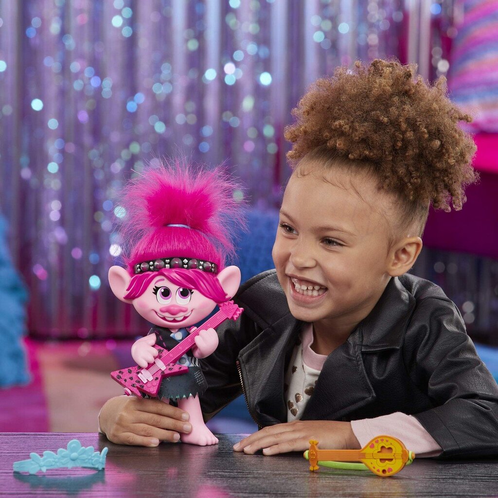 Lelle Hasbro The Trolls 2 Poppy Pop &amp; Rock Doll cena un informācija | Rotaļlietas meitenēm | 220.lv