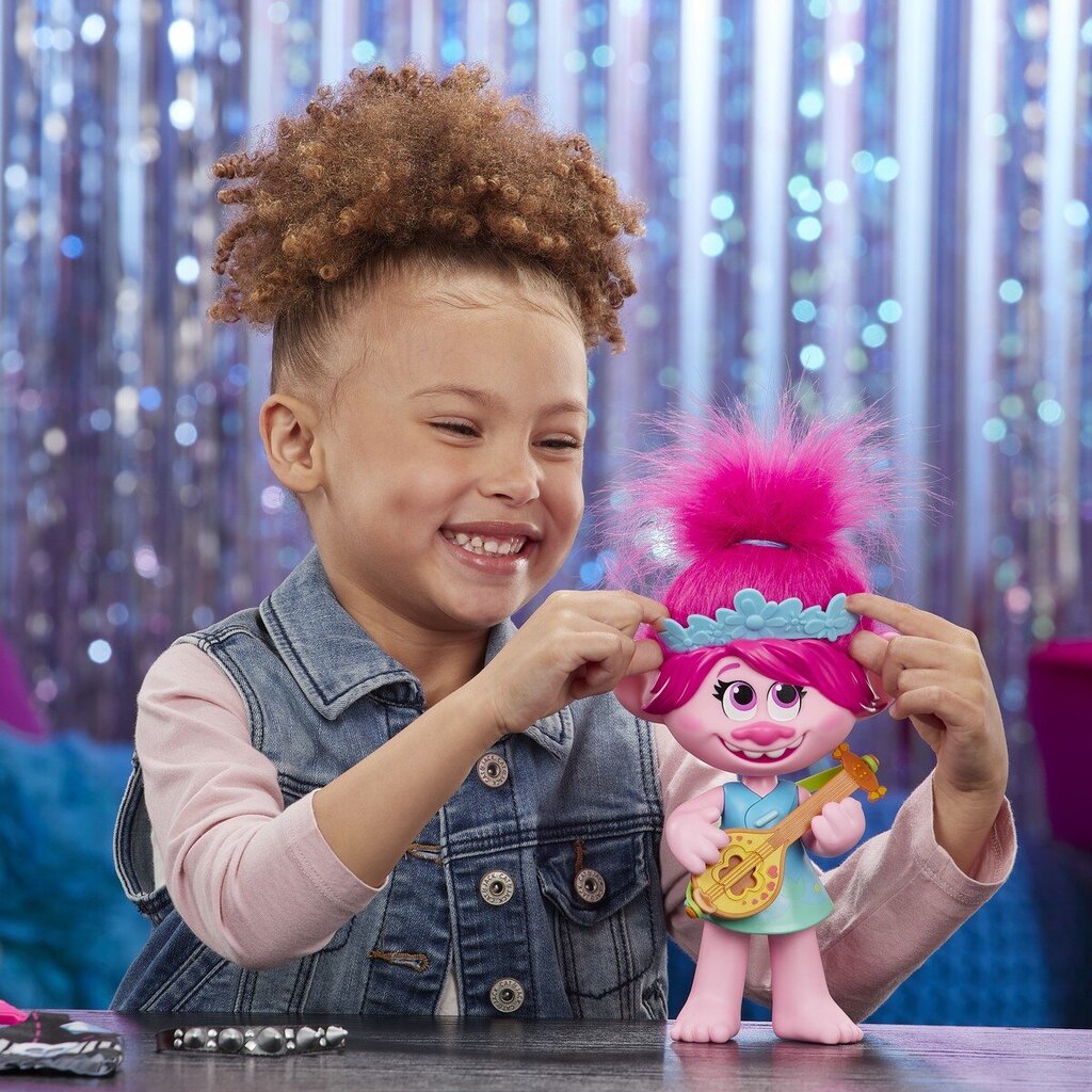 Lelle Hasbro The Trolls 2 Poppy Pop &amp; Rock Doll cena un informācija | Rotaļlietas meitenēm | 220.lv
