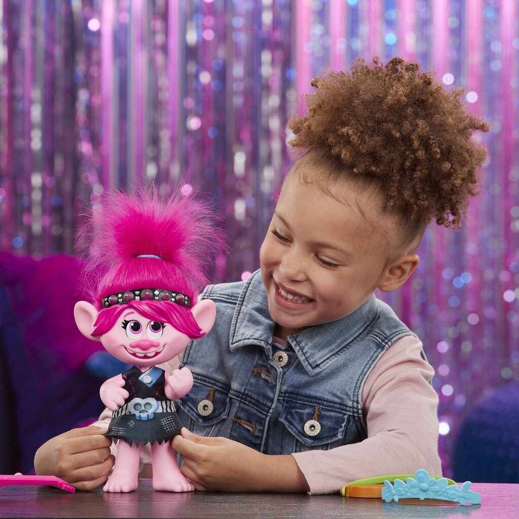 Lelle Hasbro The Trolls 2 Poppy Pop &amp; Rock Doll cena un informācija | Rotaļlietas meitenēm | 220.lv