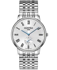 Vīriešu pulkstenis Roamer Galaxy Gents Stainless Steel Black cena un informācija | Vīriešu pulksteņi | 220.lv